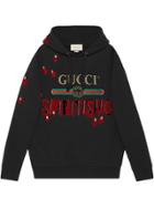 Gucci Gucci Logo Spiritismo Sweatshirt - Black