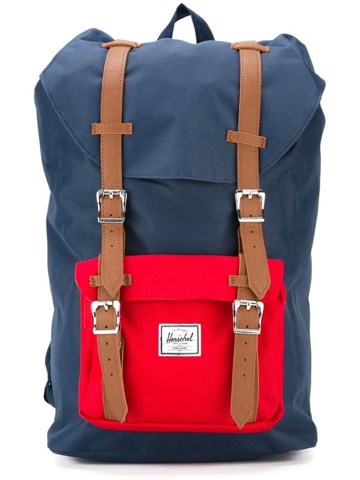 Herschel Supply Co. Colour Block Buckle Detail Backpack