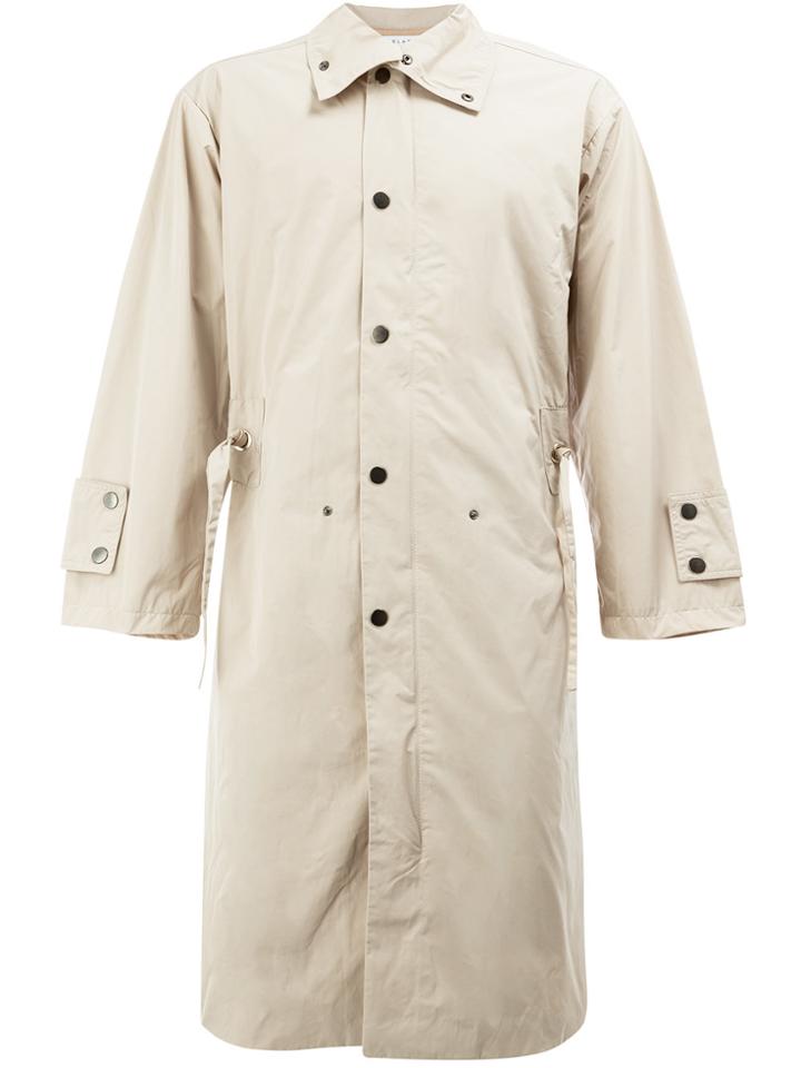 Delada Single Breasted Coat - Nude & Neutrals