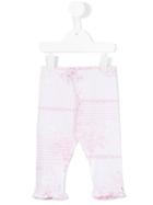 Young Versace - Printed Leggings - Kids - Cotton/spandex/elastane - 24 Mth, Pink/purple