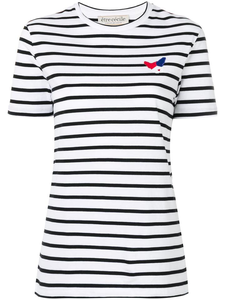 Être Cécile - Breton Stripe T-shirt - Women - Cotton - M, Black, Cotton