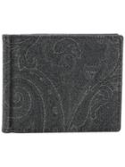 Etro Paisley Print Wallet - Black