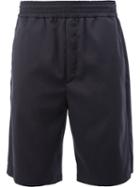 Neil Barrett - Track Shorts - Men - Cotton/polyester/polyurethane/cupro - 52, Blue, Cotton/polyester/polyurethane/cupro