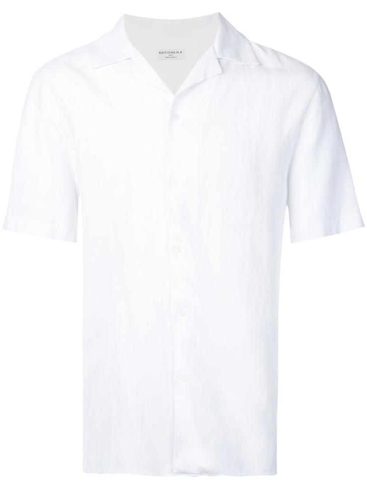 Éditions M.r - Boxy Fit Shirt - Men - Cotton/linen/flax/rayon - 38, White, Cotton/linen/flax/rayon