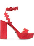 Prada Sue 115 Sandals - Pink & Purple