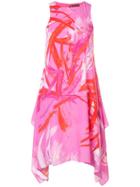 Josie Natori Prism Print Dress - Pink
