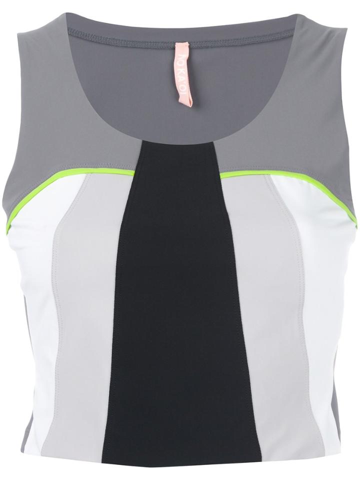 No Ka' Oi Cropped Tank - Grey