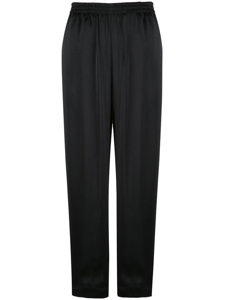 Paco Rabanne High-waisted Trousers - Black