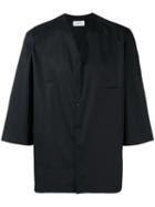 Lemaire - V-neck Shirt - Men - Cotton/spandex/elastane - 48, Black, Cotton/spandex/elastane