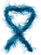 Forte Forte Feather Scarf - Blue