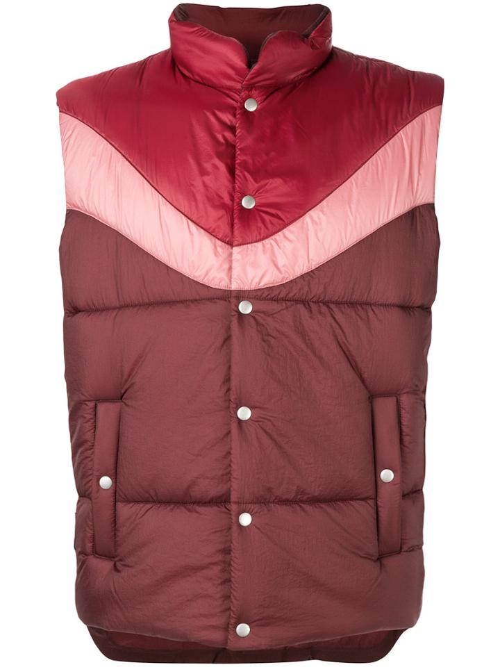 Isabel Marant Dream Tri-tone Gilet - Red