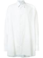 Raf Simons - Striped Oversized Sleeve Shirt - Men - Cotton - 46, White, Cotton