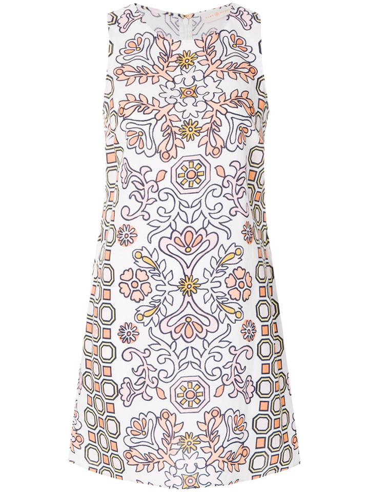 Tory Burch Printed Mini Shift Dress - Multicolour