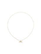 By Boe Circle & Pin Lariat Necklace - Metallic