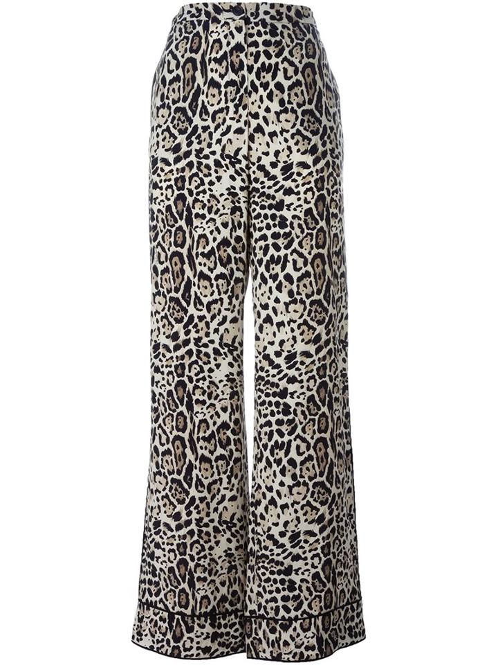 Roberto Cavalli Leopard Print Trousers