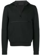 Prada Zipped Pocket Hoodie - Black