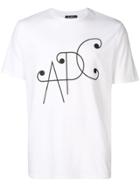 A.p.c. Logo Crewneck T-shirt - White