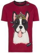 Dolce & Gabbana Chinese Frenchie Bulldog T-shirt - Red