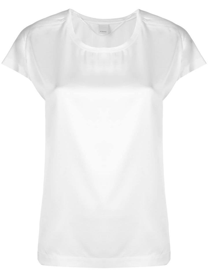 Pinko Boxy Round Neck T-shirt - White