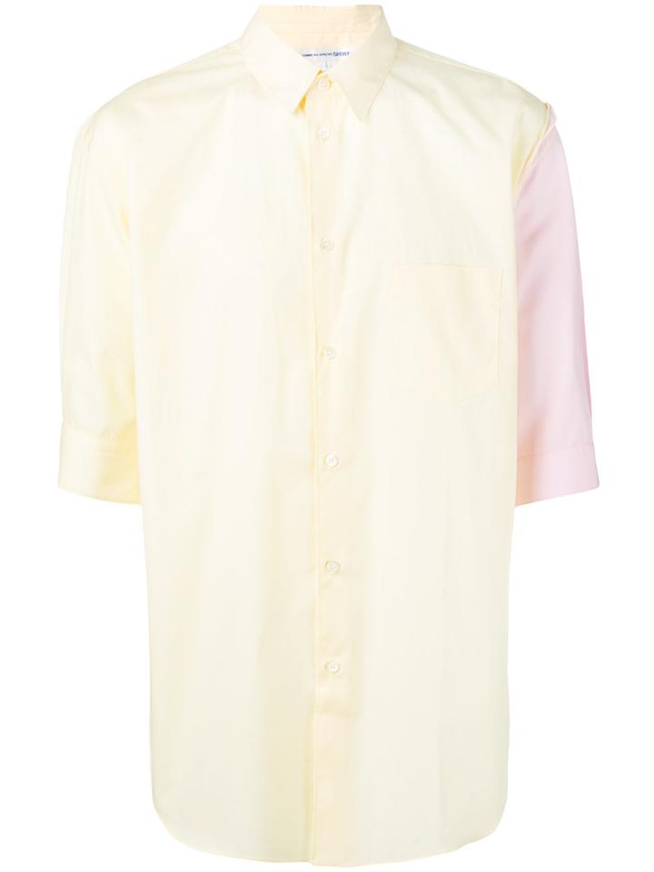 Comme Des Garçons Shirt - Chest Pocket Shirt - Men - Cotton - S, Yellow/orange, Cotton