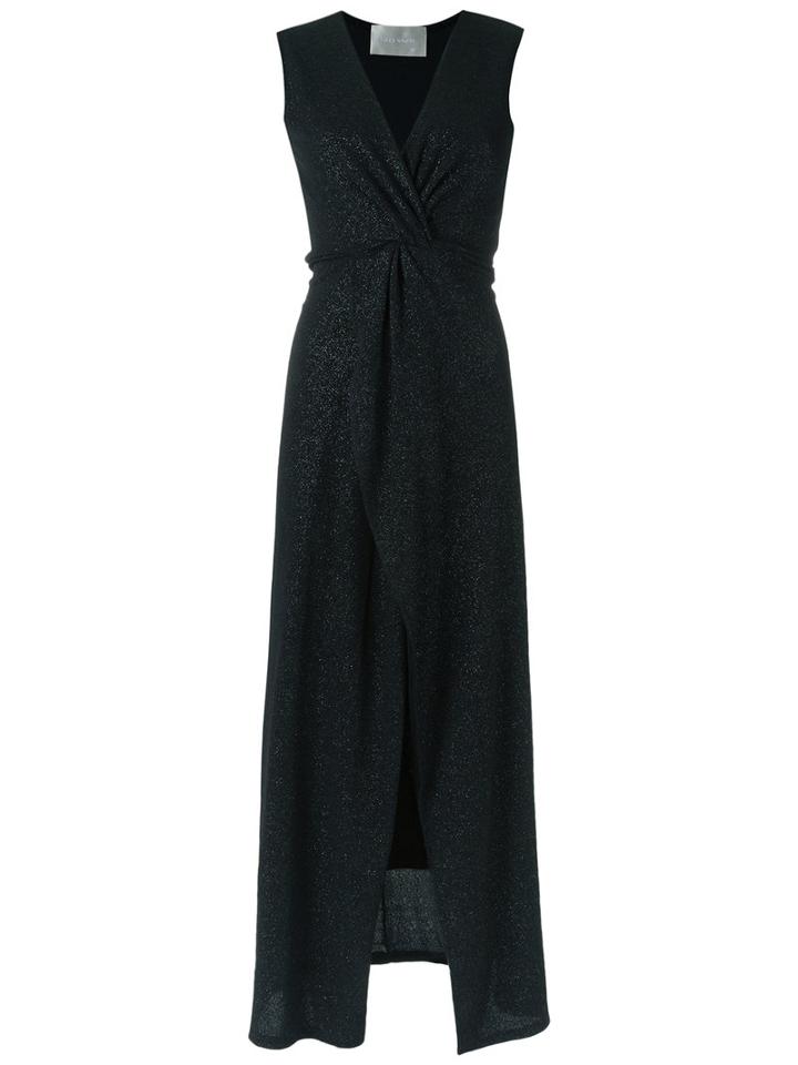 Lilly Sarti - Knit Maxi Dress - Women - Polyester/spandex/elastane/acetate - 38, Black, Polyester/spandex/elastane/acetate