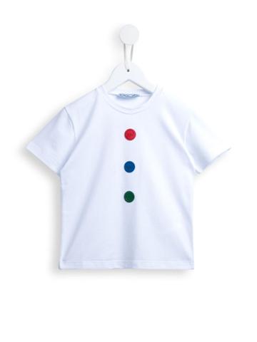 Mi Mi Sol Multicoloured Appliqué T-shirt