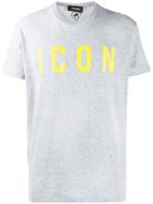 Dsquared2 Icon Distressed T-shirt - Grey