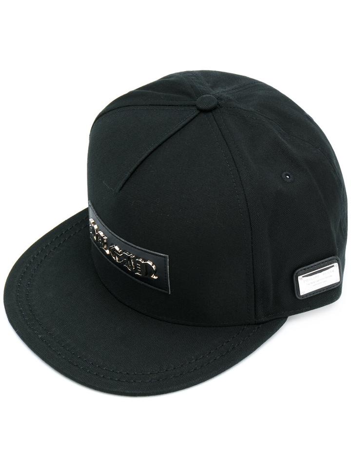 Philipp Plein - Deland Baseball Cap - Men - Cotton/polyester - One Size, Black, Cotton/polyester
