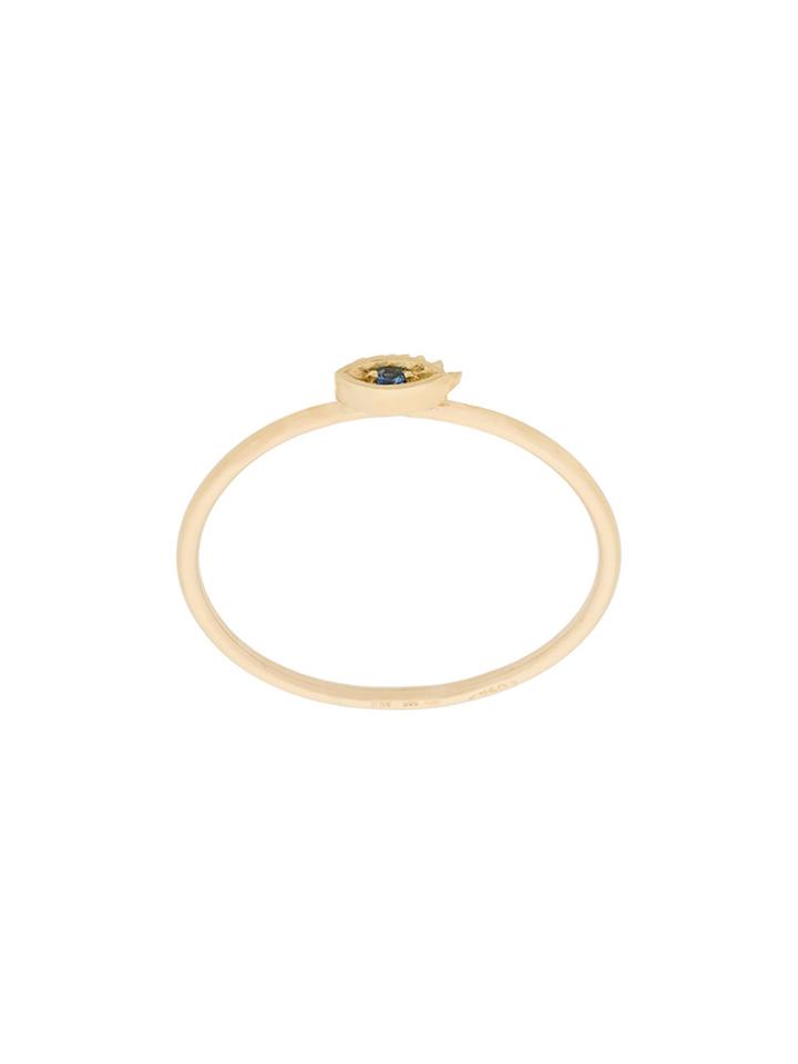 Delfina Delettrez 18kt Yellow Gold Micro Eye Ring - Metallic