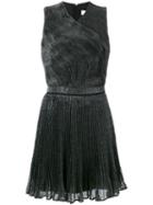 Carven - Sequinned Pleated Dress - Women - Silk/polyamide/polyester/viscose - 42, Grey, Silk/polyamide/polyester/viscose