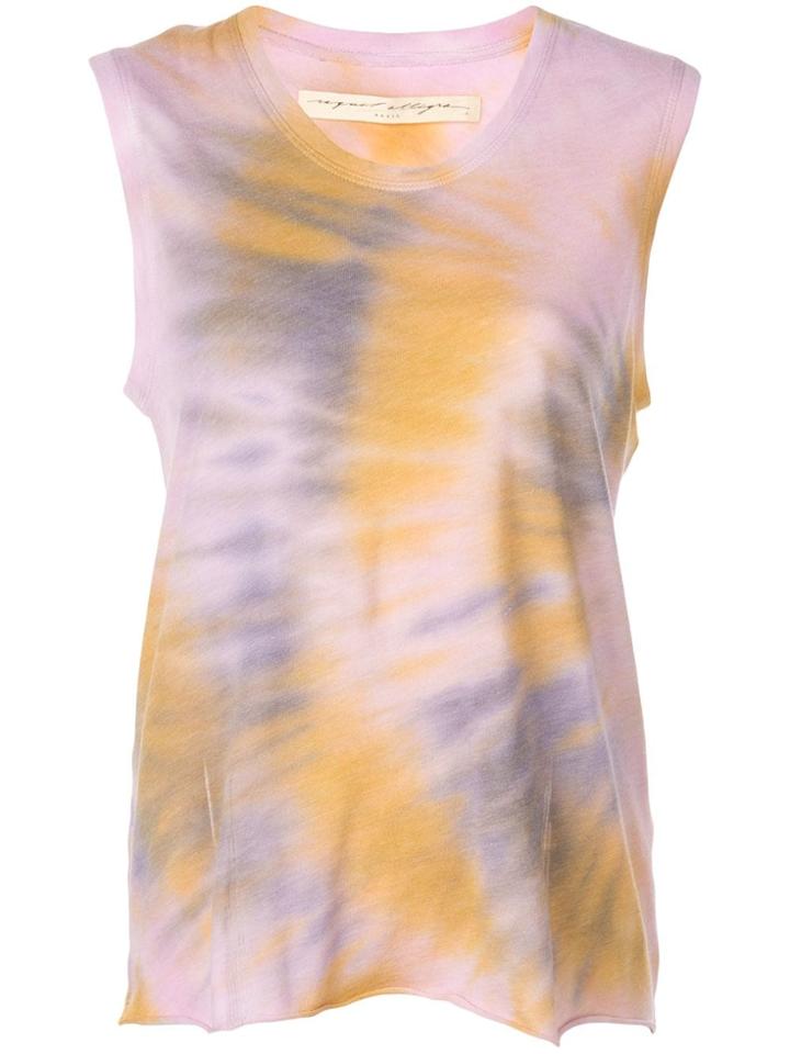 Raquel Allegra Tie-dye Muscle Tank Top - Purple