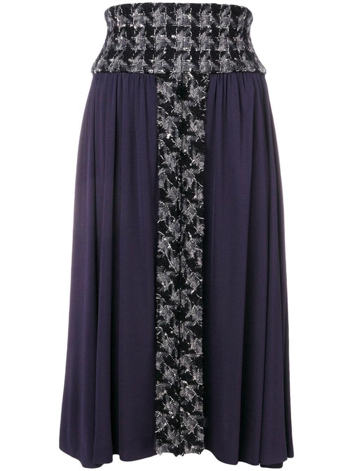 Chanel Vintage Chanel Vintage Dplgscha268660 Navy Blue Rayon/wool
