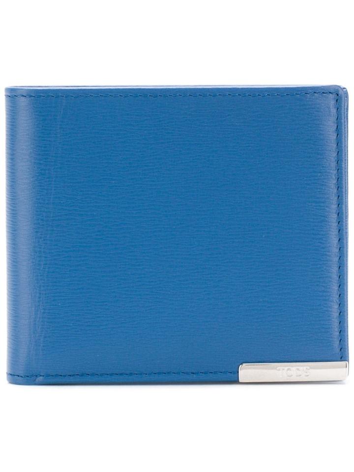 Tod's Classic Bi-fold Wallet - Blue