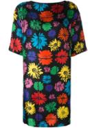 Moschino Floral Print Dress, Women's, Size: 48, Silk