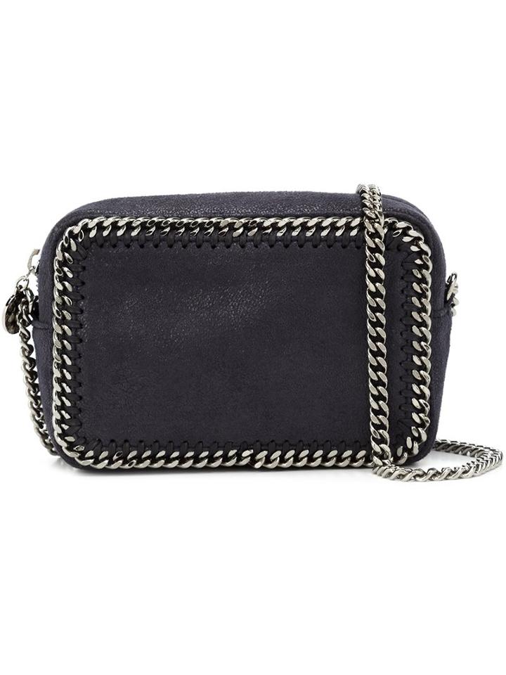 Stella Mccartney 'falabella' Zip Crossbody Bag, Women's, Blue