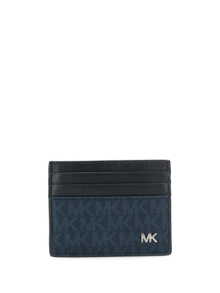 Michael Michael Kors Slim Logo Cardholder - Blue