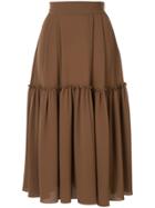 Edeline Lee Muller Midi Skirt - Brown