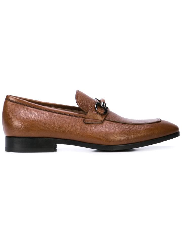 Salvatore Ferragamo Benford Loafers - Brown