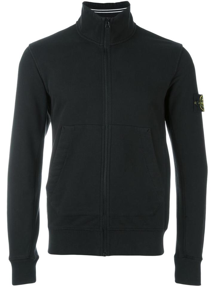 Stone Island Roll Neck Zipped Sweatshirt