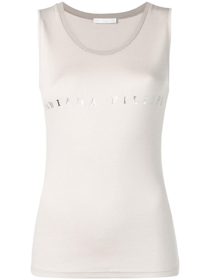 Fabiana Filippi Classic Tank Top - Neutrals
