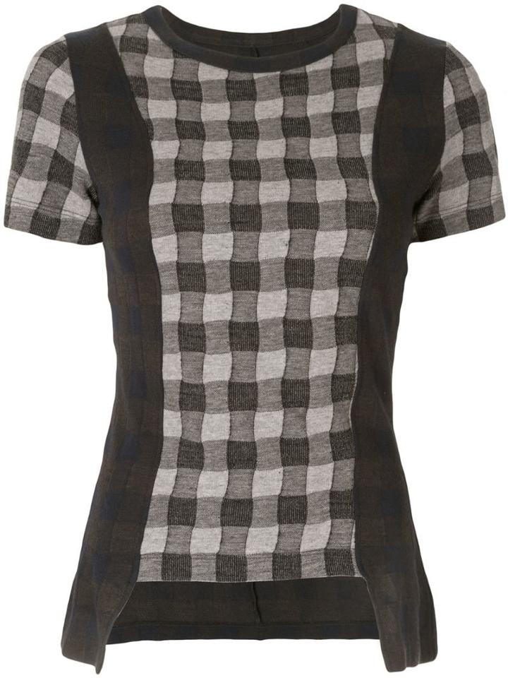 Maison Margiela Checked T-shirt - Black
