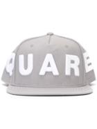 Dsquared2 Logo Snapback Cap, Men's, Grey, Acrylic