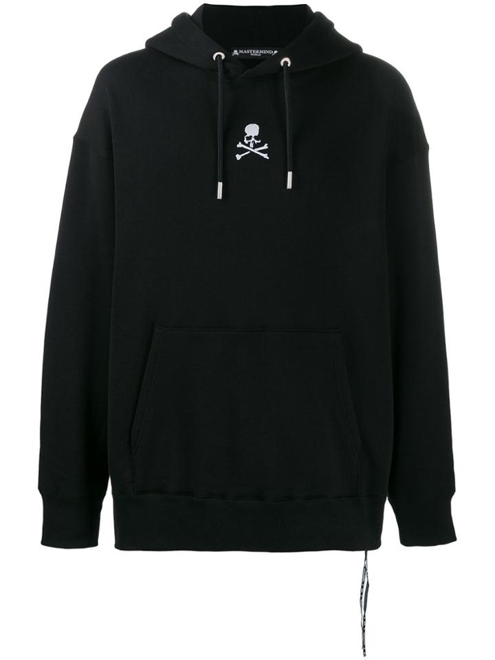 Mastermind World Mastermind Embroidered Skull Logo Hoodie - Black