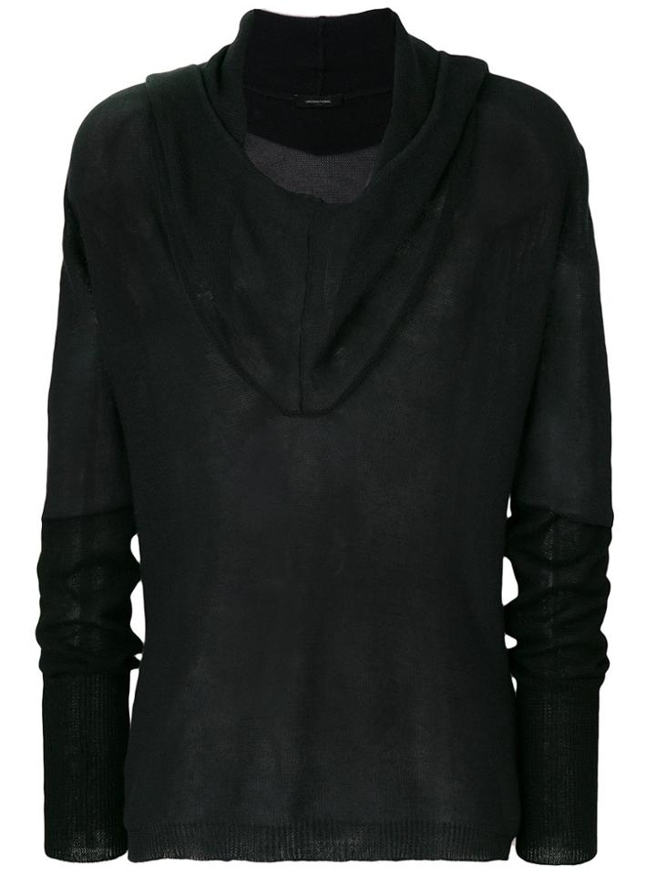 Unconditional Cowl Neck Jumper - Grey