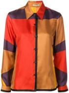 Bottega Veneta Colourblock Shirt - Orange
