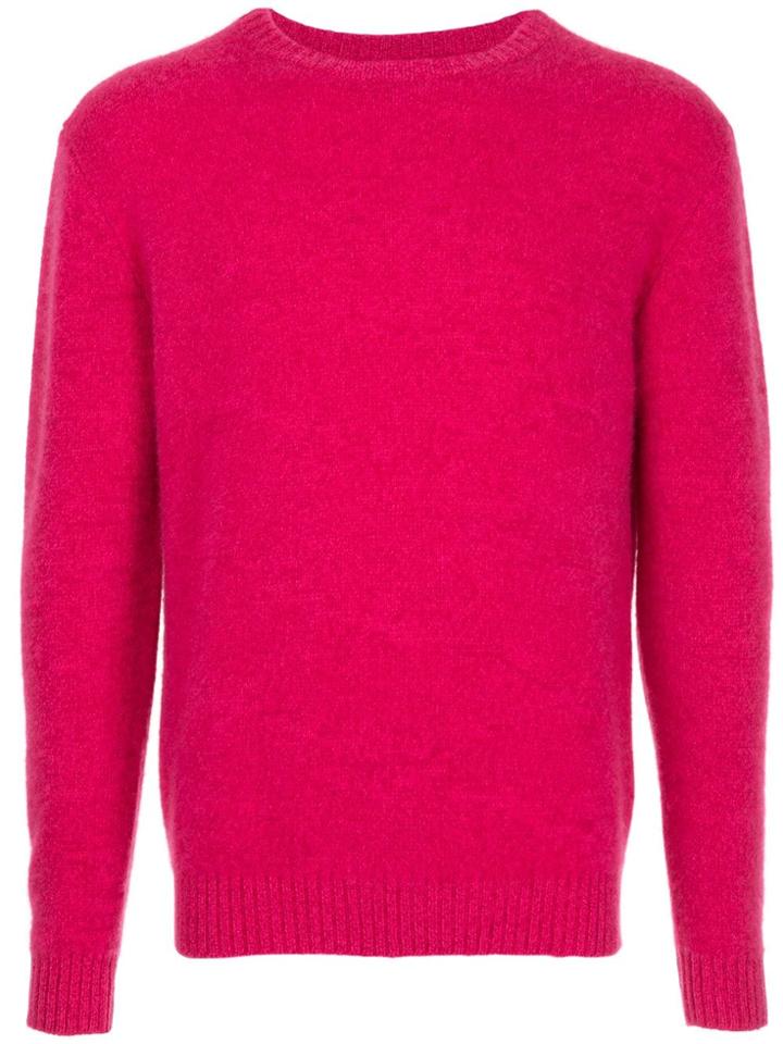 Coohem Crew Neck Sweater - Pink & Purple