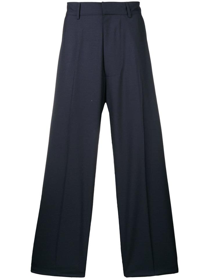 E. Tautz Wide Leg Trousers - Blue