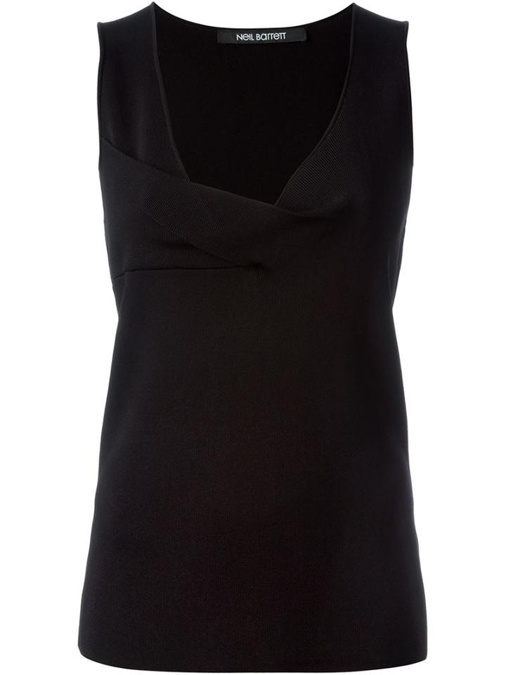 Neil Barrett Cowl Neck Tank Top