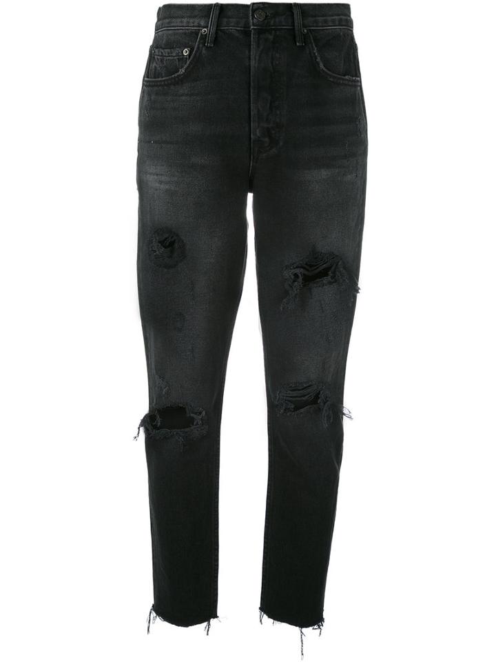 Grlfrnd - Karolina Jeans - Women - Cotton - 27, Black, Cotton