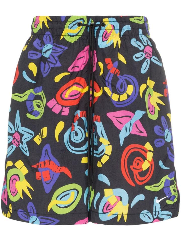 Nike Nrg 90s Print Track Shorts - Black
